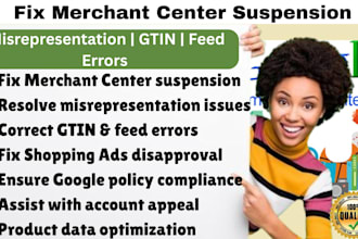 fix google merchant center suspension shopping ads misrepresentation gtin