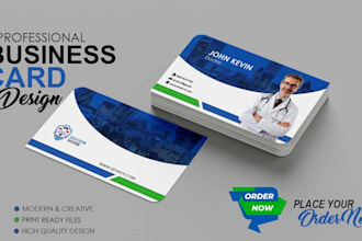 design unique and professional business card
