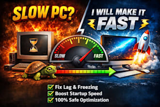fix your slow freezing windows 10 11 PC laptop or computer remotely