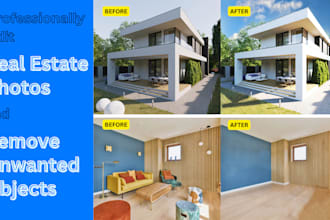 professionally edit real estate photos and remove unwanted objects
