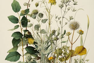 use photoshop to illustrate plants