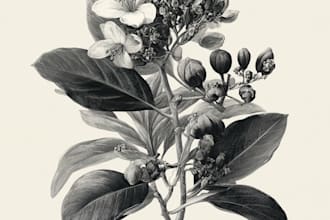 create watercolor pictures of plants