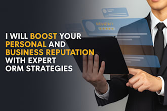 boost your personal and business reputation with expert ORM strategies