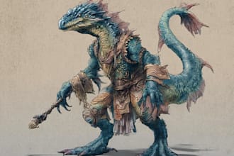 draw fantasy or dnd creatures and monsters