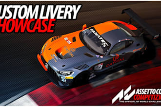 design custom car liveries for assetto corsa and iracing, car skin mod simracing