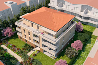 redesign urban multifamily house,real estate,unit rendering,facade,car park,plan