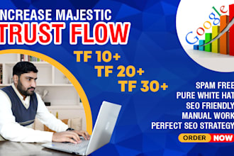 increase majestic trust flow