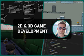 develop 2d and 3d video games