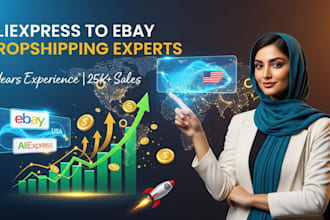 be expert aliexpress to ebay dropshipping VA boost sales automate store