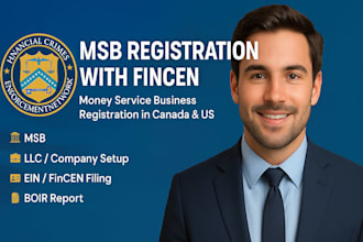 msb registration money service business registration in canada, US with fincen