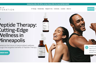build peptide website , nootropic, nutraceutical website