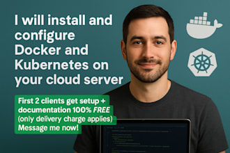 install and configure kubernetes and docker on your cloud server