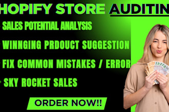 review your shopify store and boost conversions