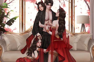 draw anime, manga, manhwa, manhua with my style