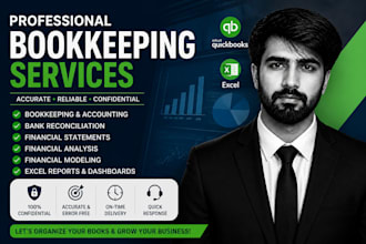 do expert quickbooks online bookkeeping, cleanup, catchup and reporting