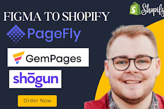 convert figma PSD xd ai sketch design to fully functional shopify website