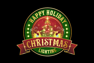 design black friday, christmas, party, wedding event logo