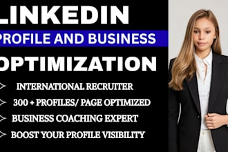 write upgrade optimize and revamp your linkedin profile and business page