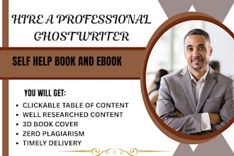 ghostwrite self help, mental health, ebook and amazon kindle book publishing