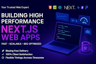 do web application development with nextjs and cms