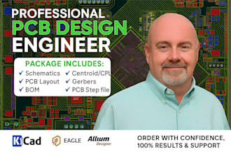 do clean pcb design, schematic design, circuit layout and multilayer pcb design