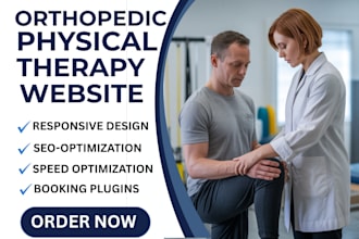 design orthopedic sciatica sport acl injury physical therapy wordpress website