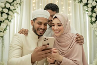 be your online nikah imam and provide witness, wali and certificate