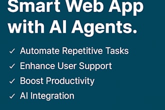 build a smart web app with ai agents