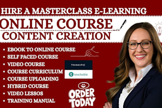 create online course content course creation course curriculum video course