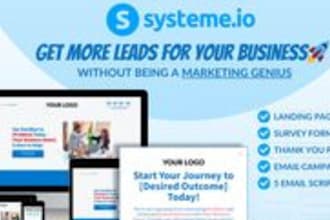 build highconverting systeme io salefunnel with automation for coache and course