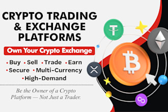 develop expert crypto trading, exchange  and investment platform