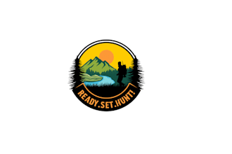 make cutting edge vintage logo for outdoor hunting podcast