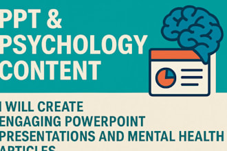 create powerpoint presentation, mental health psychology psychiatry articles