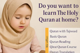 teach quran with tajweed and norani qaida for kids