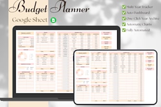 create automated google spreadsheet budget planner