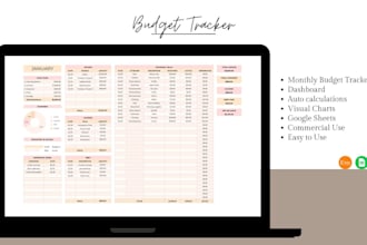 create automated google spreadsheet budget planner