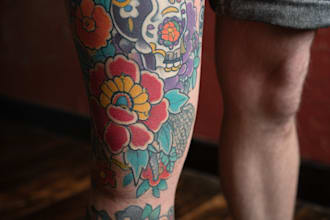 create a profesional tribal tattoo design