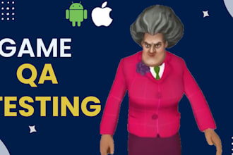 play and test your android, IOS or pc game as QA engineer