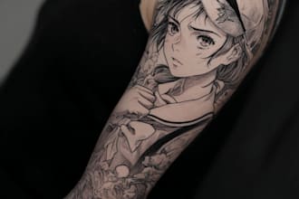 custom a tattoo design of tattoo sleeve