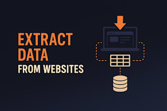 automate web data extraction for research or business