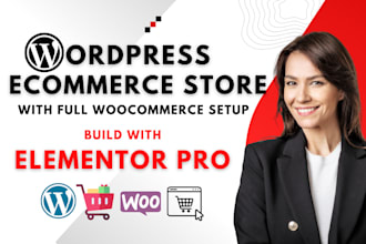 design responsive wordpress ecommerce website with woocommerce setup