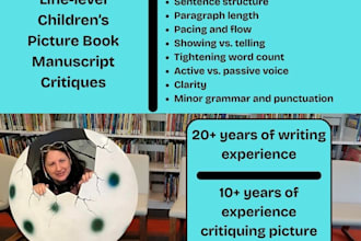 critique your picture book manuscript at the line level