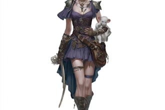 do dnd character art illustration commissions