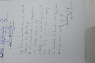 provide beautiful hand writting in urdu and english