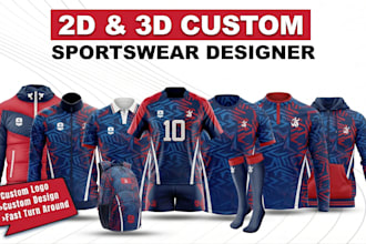 create 3d clothing mockups or clothing apparel mockups