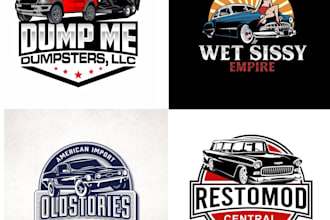 design auto detailing automotive car dealership, mobile detailing logo