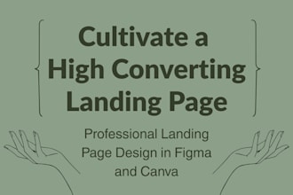 create a custom, responsive landing page
