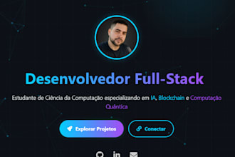 develop a professional fullstack for your website