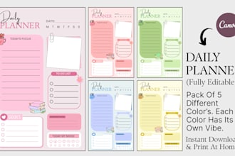 design kids worksheets, activity colouring books, printable planner, journals