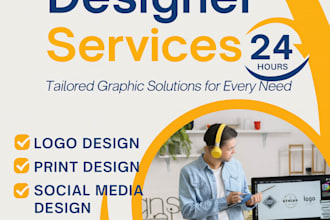 create complete visual branding logo posters and panaflex